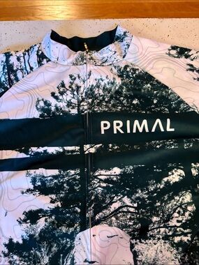 Primal Men’s Black & White Cycling Jacket